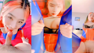 คลิปหลุด Onlyfans_mamemm1 น้องมีมี่โดนเย็ดคาชุดสไปเดอร์เกิร์ล สาวนมใหญ่ขาวน่ารักใส่ชุดคอสเพลย์เย็ดคู่เทพ จับดูดควยให้ก่อนเจอแหกหีเย็ดสด น้องลุกมาขึ้นให้นั่งร่อนหีครางลั่นอย่างเด็ด โก่งตูดให้เย็ดหีท่าหมาเจอกระแทกมิดด้ามแตกเต็มปากน้ำพุ่งเข้