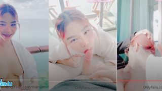 คลิปหลุด Onlyfans  mamemm1 น้องมีมี่เย็ดคู่ขาวิวทะเลฟินๆ สาวไทยน่ารักจับคู่เทพโม๊กควยระเบียงห้อง แล้วลากเข้าห้องมาจัดหนัก ขย่มควยเย็ดสดโยกกระดอกดมิดลำควย แหกหีกระแทกเด้ากันเสียวๆ จัดท่าหมาก่อนอ้าหีน้องเย็ดพร้อมดิลโด้กล้วยจนน้ำแตก